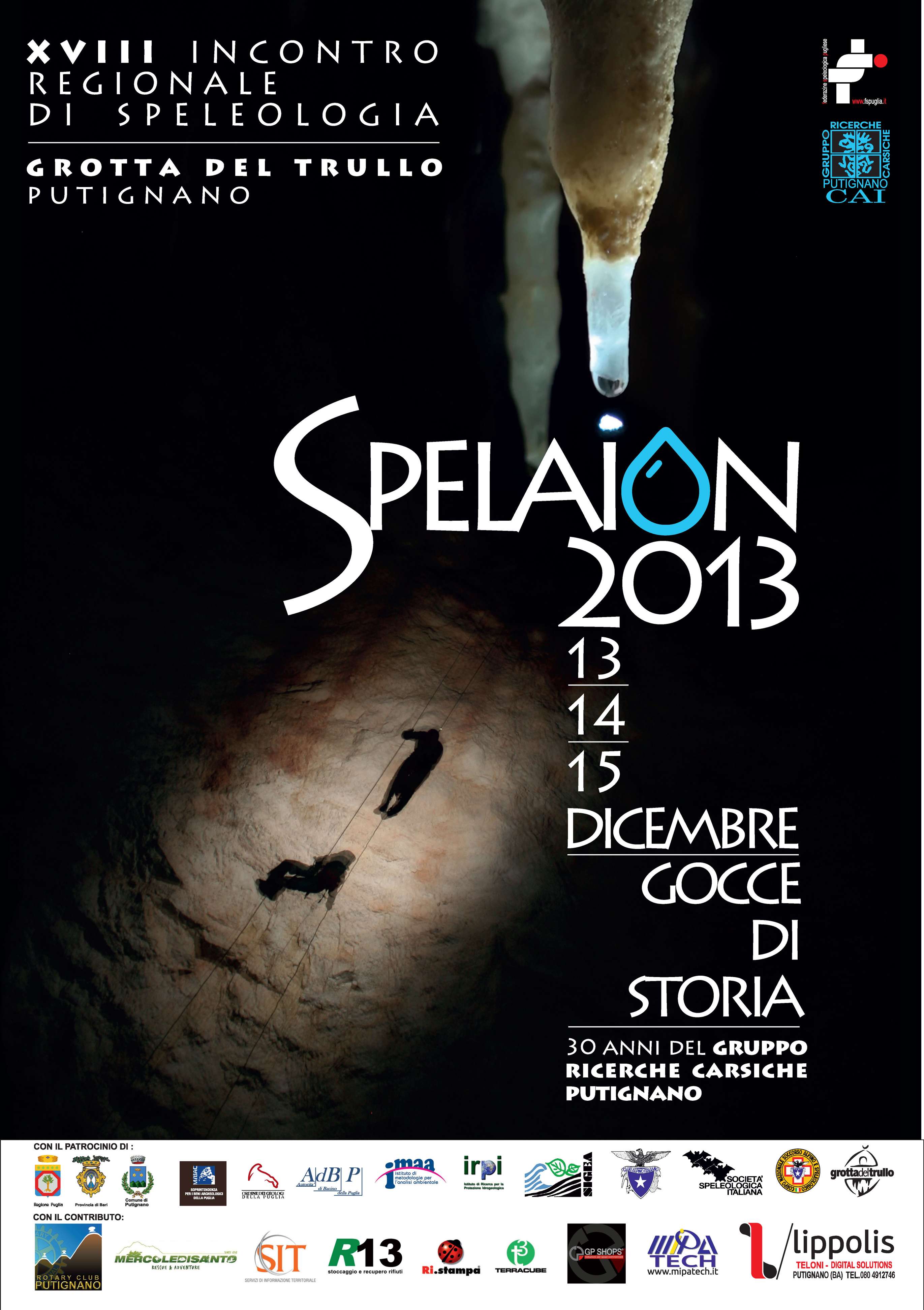 Spelaion 2013. Gocce di storia… con uno sguardo speciale ai